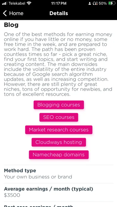 Capturas de pantalla de How To Make Money Online Easy